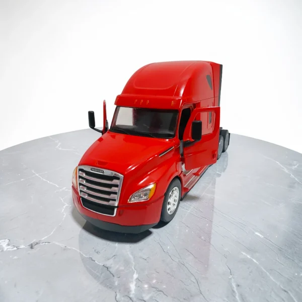 Camión Freightliner Cascadia rojo a escala 1:32 metálico de colección