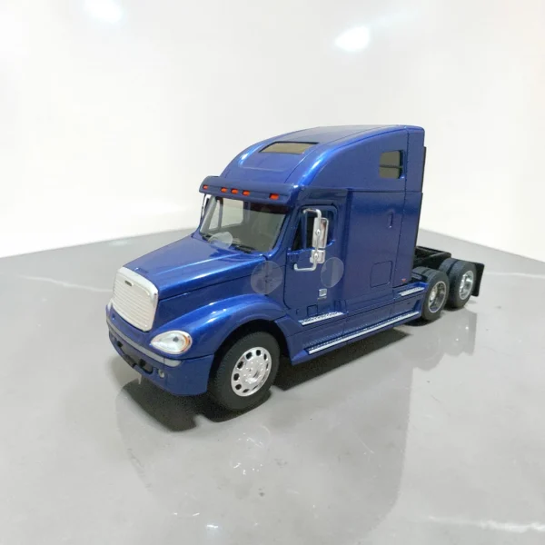 Camión Freightliner Columbia azul a escala 1:32 modelo de colección con apertura de puertas