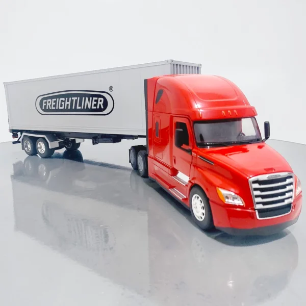 camion a escala container rojo welly coleccion chile