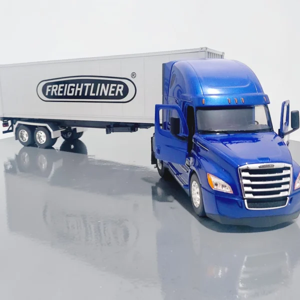 camion carga seca azul welly escala 1 32